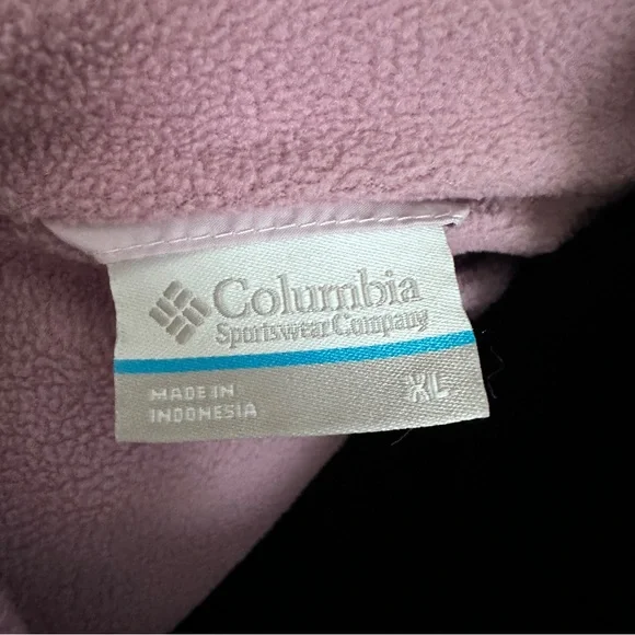 Columbia Lilac Fleece Lined Windbreaker Jacket - Picture 4 of 6